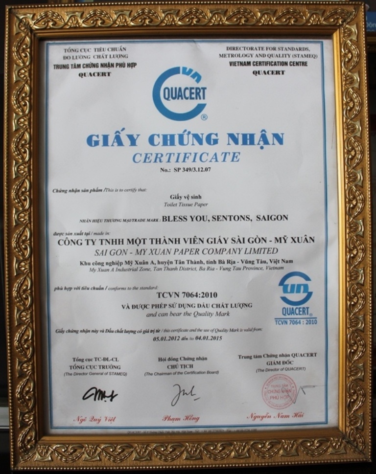 TCVN 7064-2010 Certificate